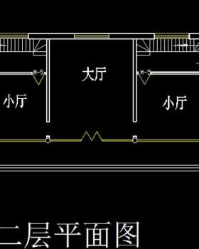 新农村主楼二层四合院厢房一层四合院自建房