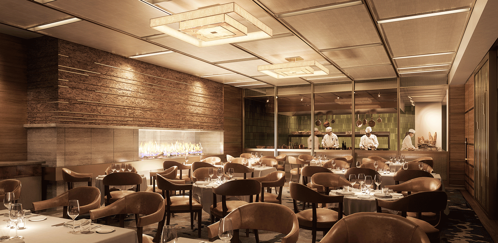 Wine Spectator餐厅及私人葡萄酒俱乐部丨巴林哈德丨THOM ORTIZ DESIGN LLC与Rockwellgroup-17