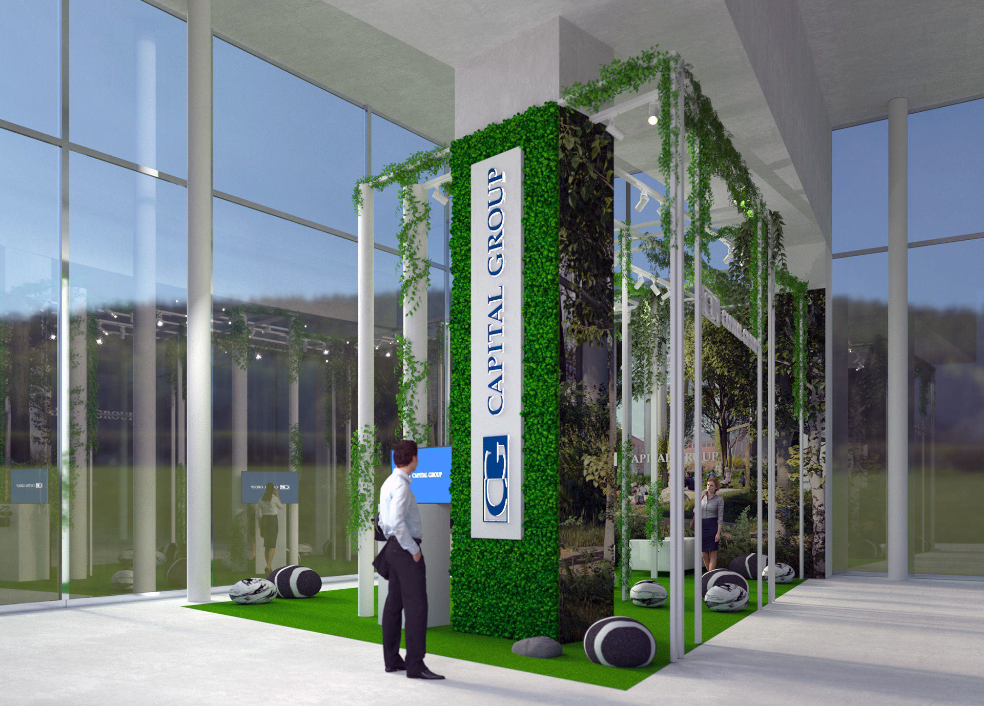 CAPITAL GROUP exhibition booth-2