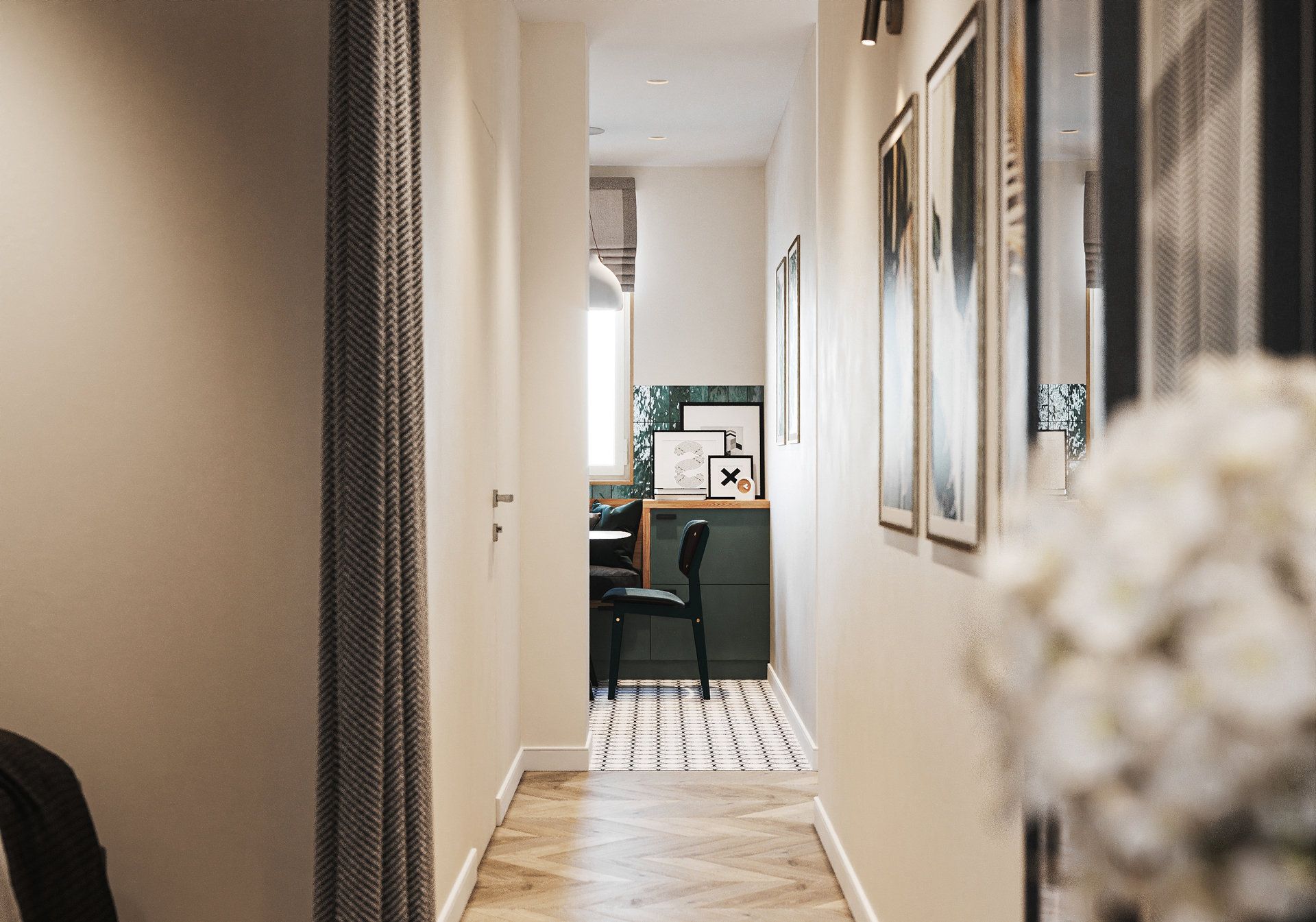 52平米两居室公寓设计项目丨Юля Чернова-27