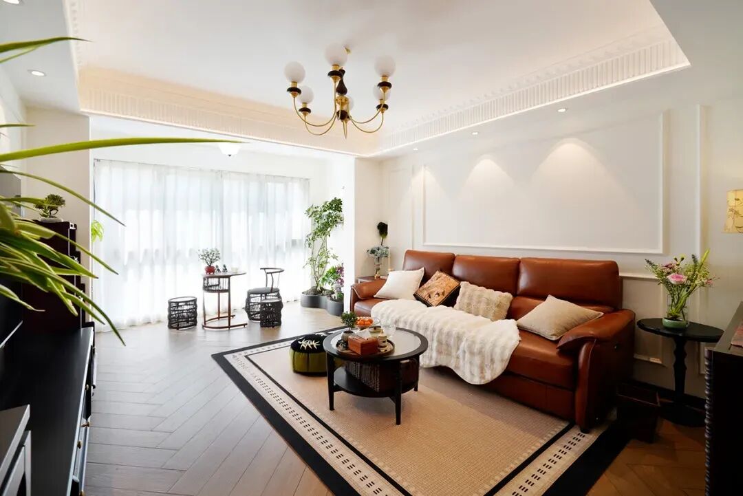 112㎡混搭风：美式与中式的完美邂逅，14万装出奢华与实用-19