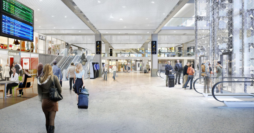 巴黎蒙帕纳斯火车站购物中心改造-14