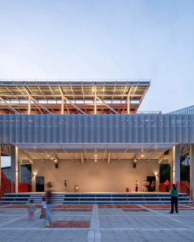 羌下村戏台变形记,深圳丨中国深圳丨自组空间设计