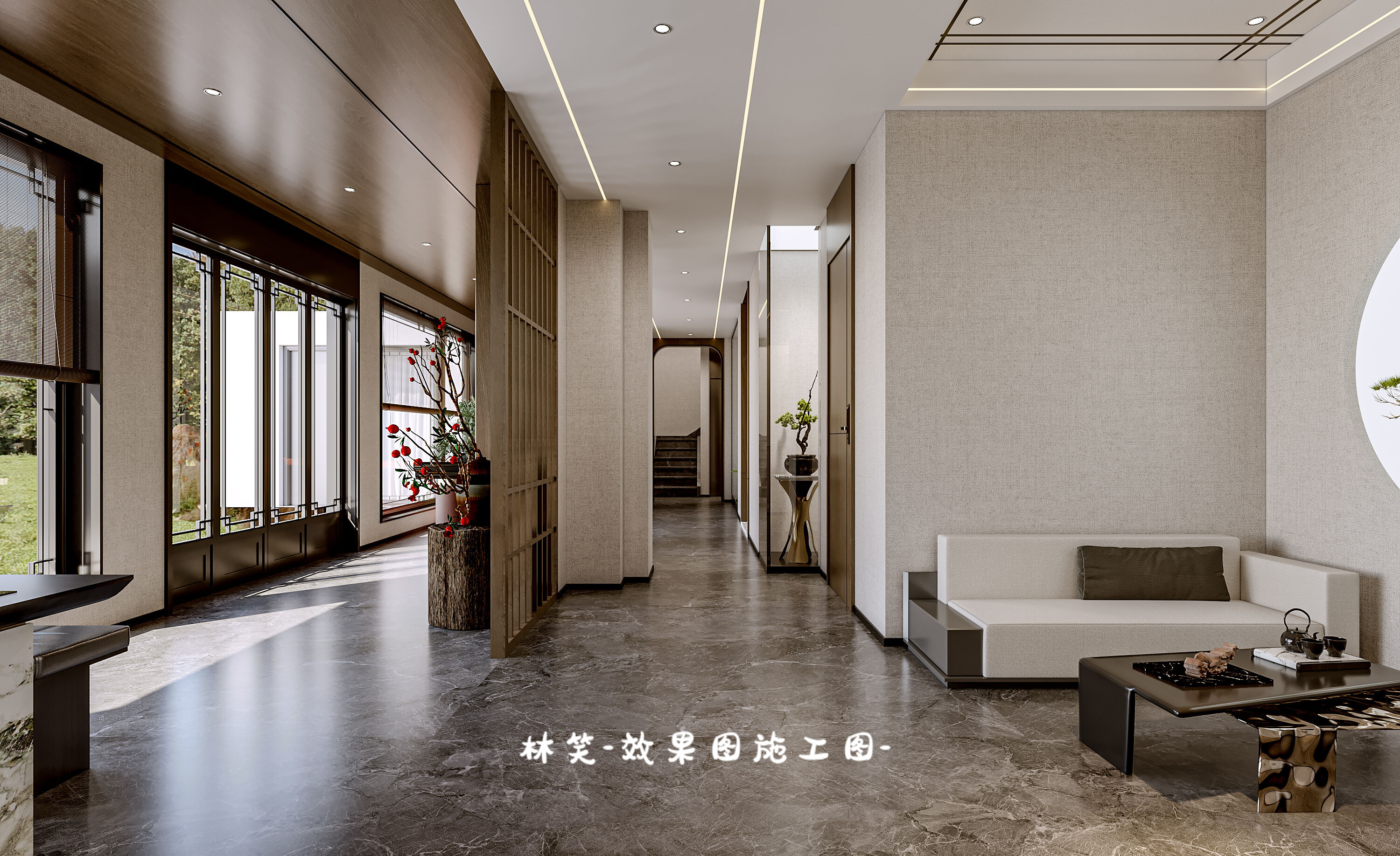 隐奢避世，酒店民宿一体化设计-6