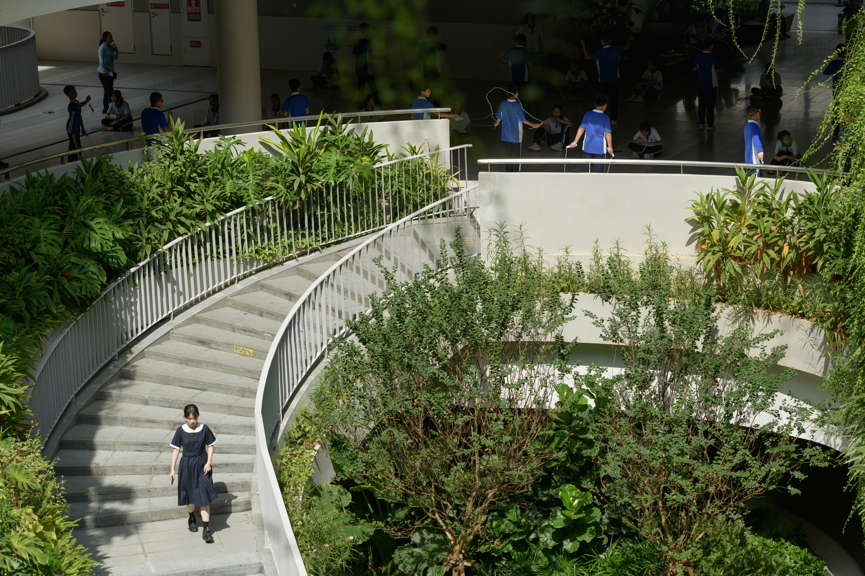 红岭教育集团 华富实验学校丨中国深圳丨大小景观,深圳市建筑设计研究总院有限公司,广州天泓-205