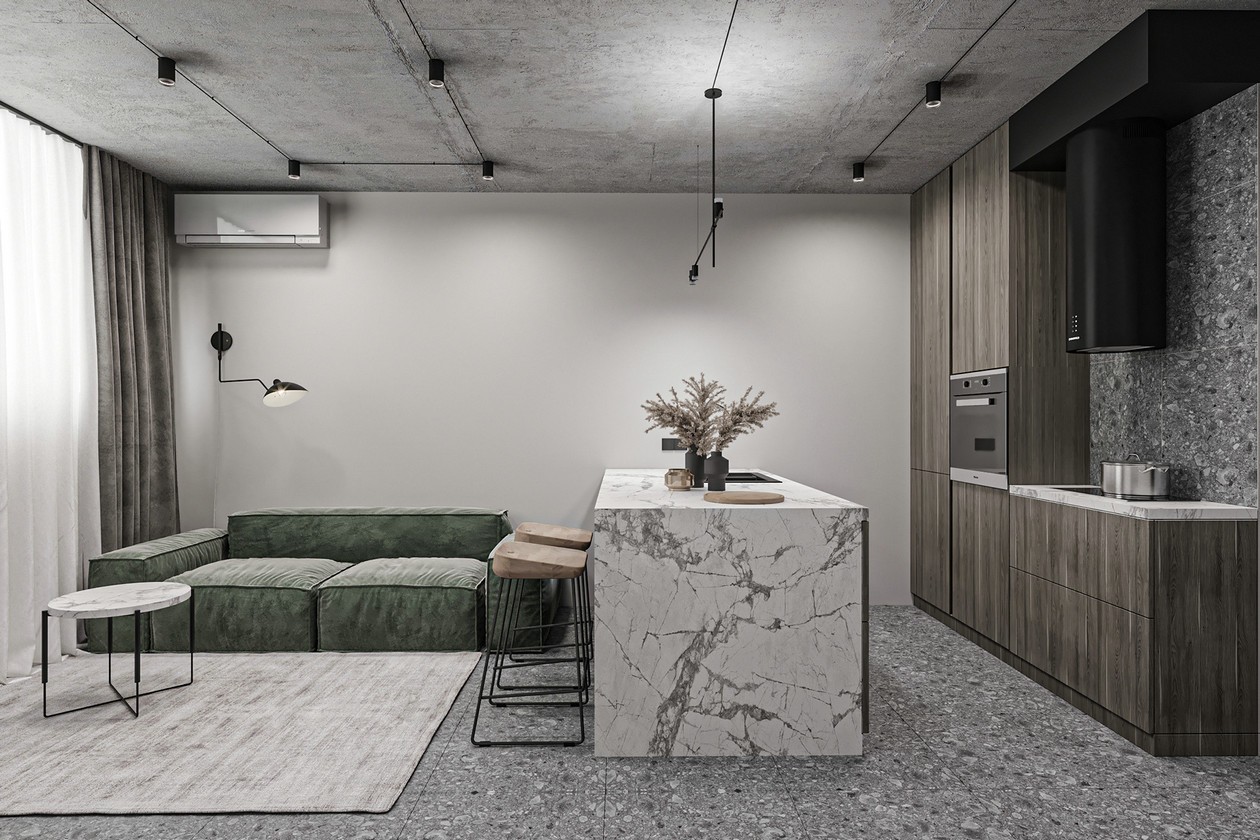 水泥质感，灰色系空间设计！-4