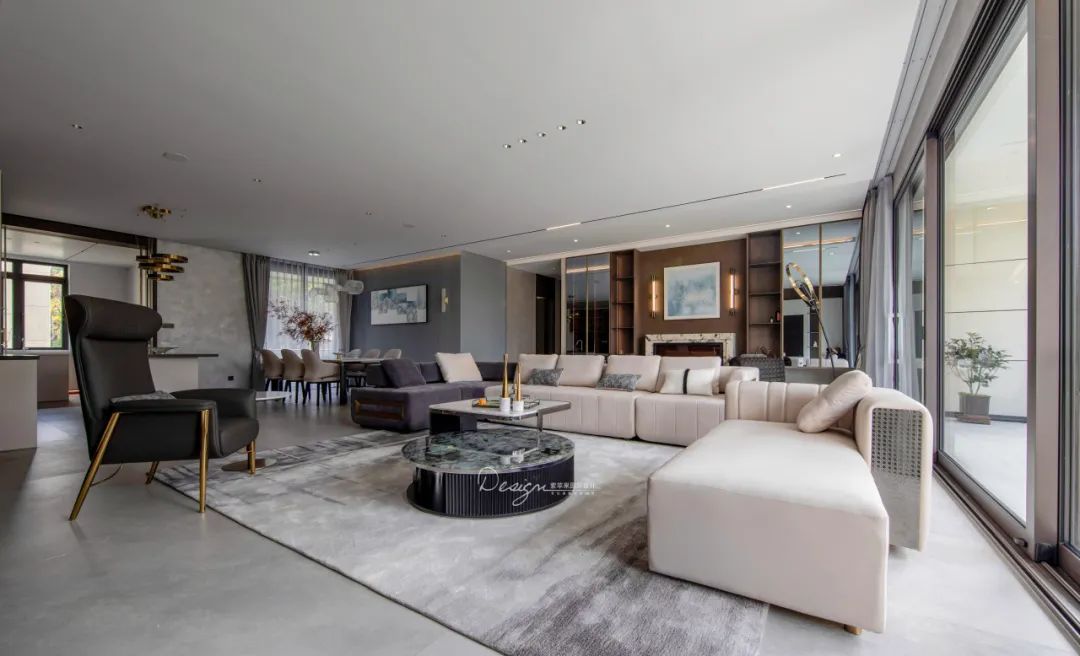华夏四季 500㎡现代轻奢私宅丨罗智,吴静-36