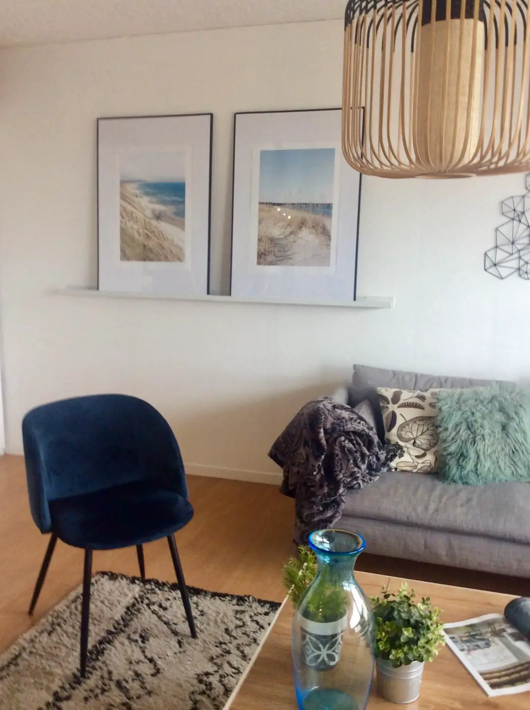 夏季海滨主题墙纸设计，打造清新家居环境-2