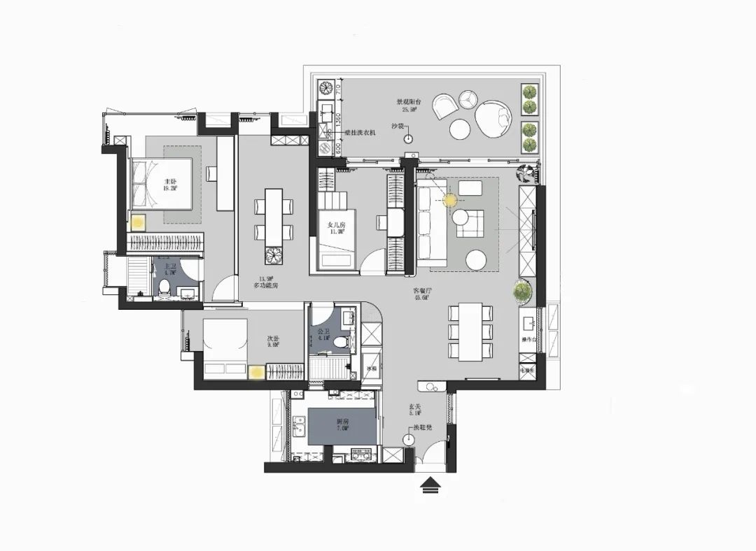 简约自然的原木生活空间设计丨中国深圳丨一度经纬-7