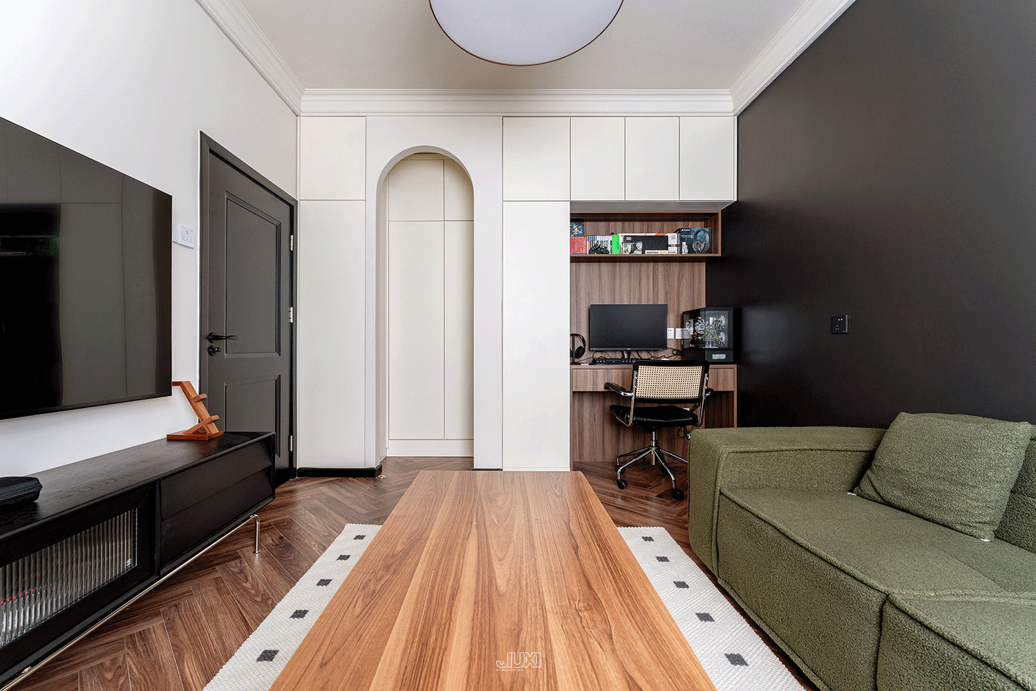 45㎡丁克夫妻复古小家装修丨中国北京丨久栖设计-14