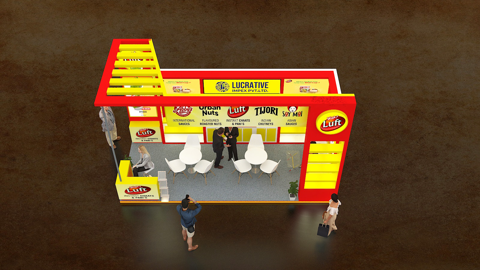 2  Side Open Exhibition Stall Design-8