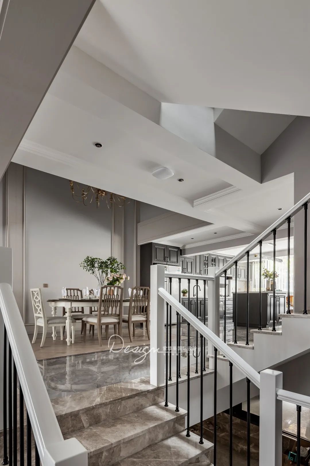 向阳苑 350㎡混搭美式风家居丨紫苹果装饰集团-49