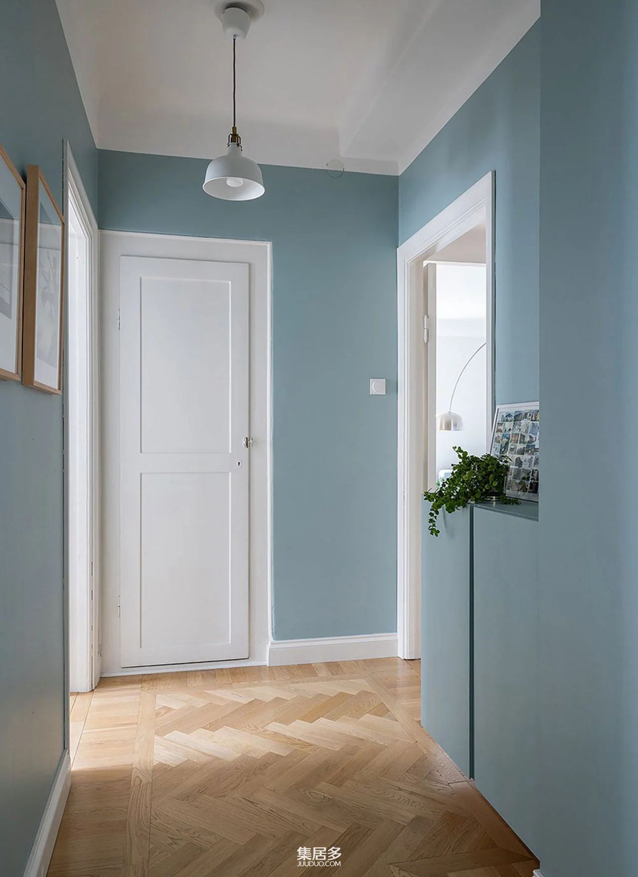 瑞典冷色调住宅-13