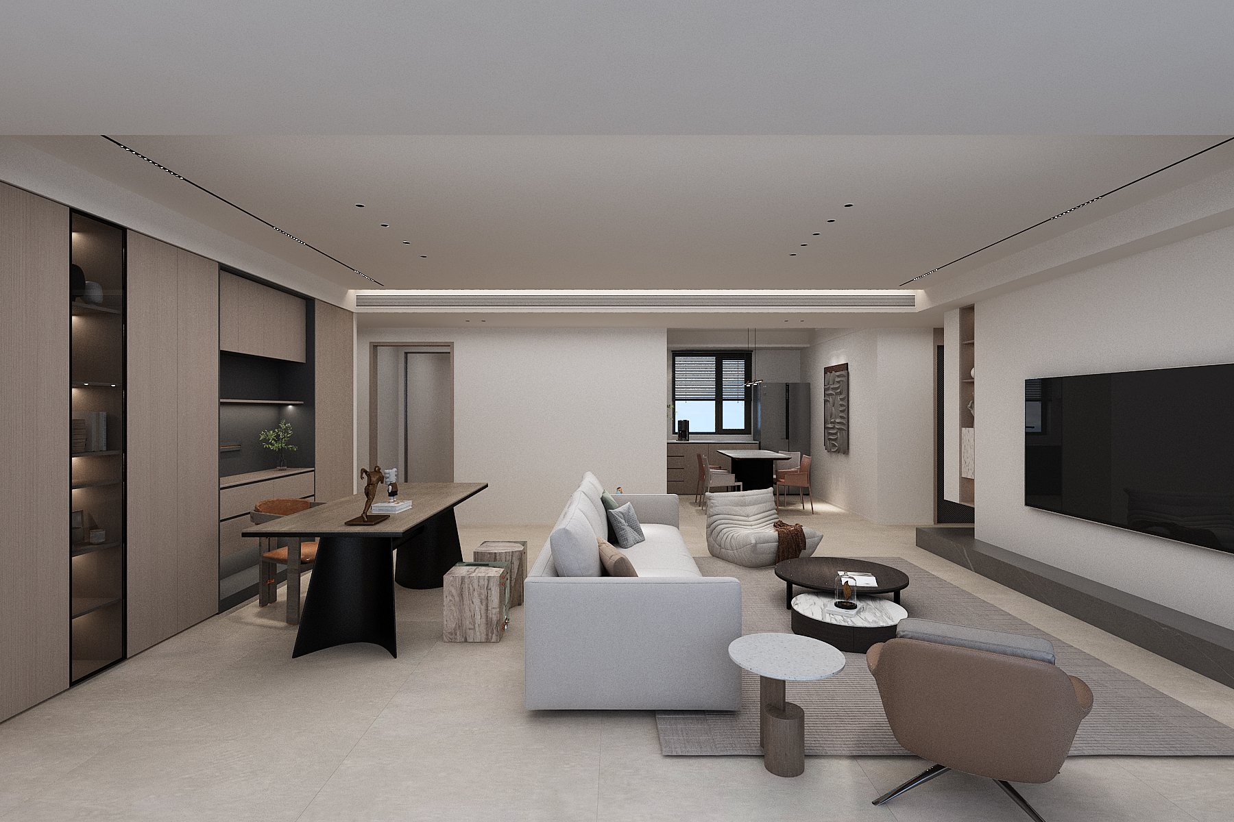 绿地·御景澜庭|143㎡现代住宅，质朴的低调-5