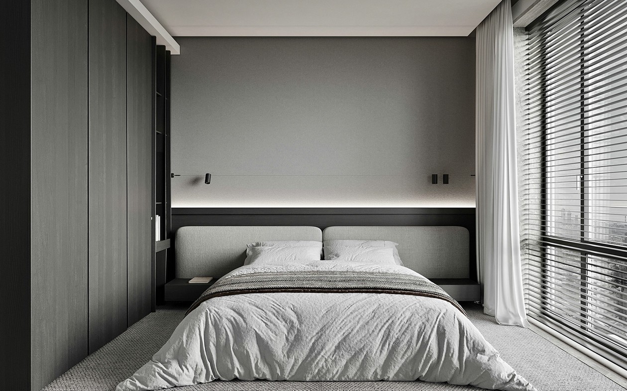 高级灰色系住宅设计-12