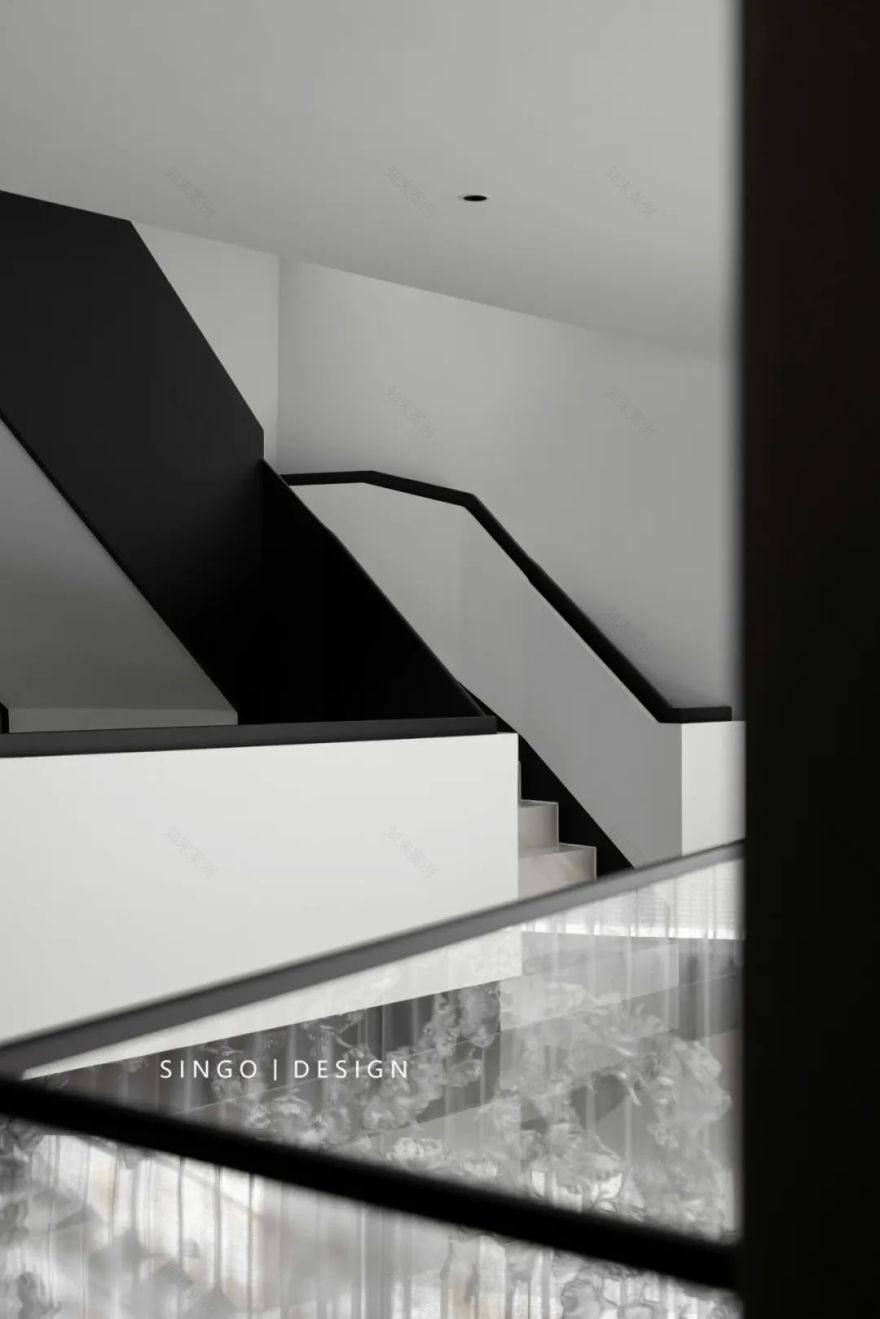 420㎡现代风格| 形与色构建空间艺术感-20