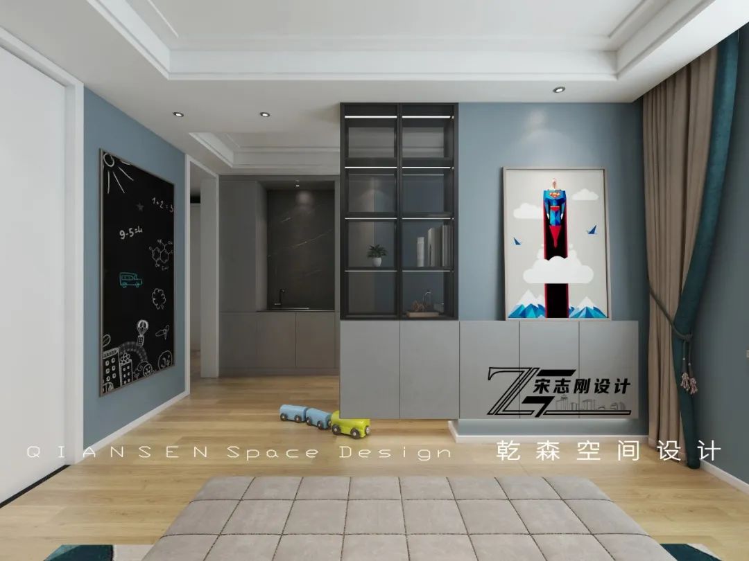 意式轻奢三江别墅丨乾森空间设计-46