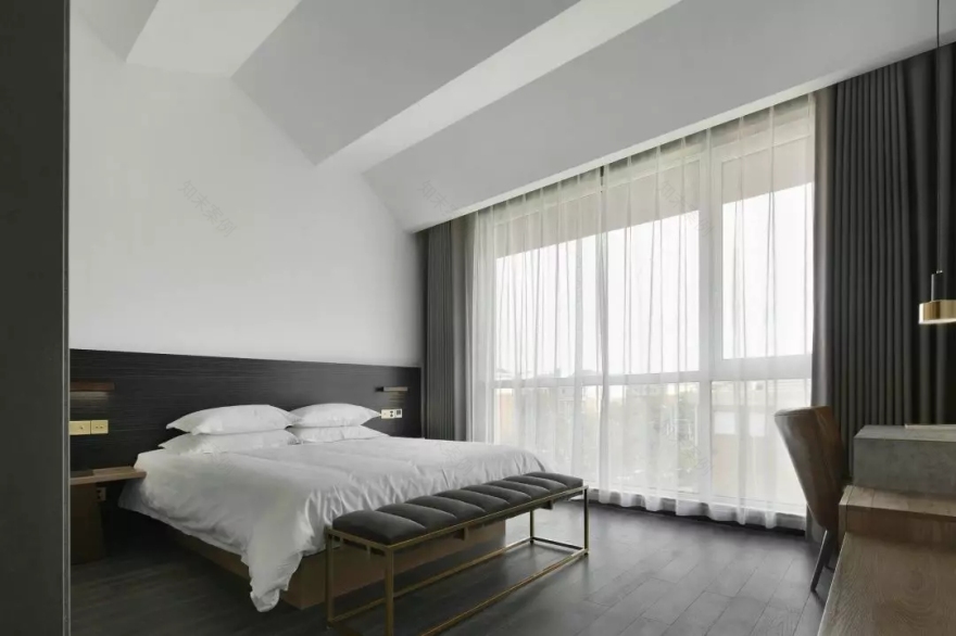 泰山脚下蓝莲花,现代艺术精品酒店设计-46