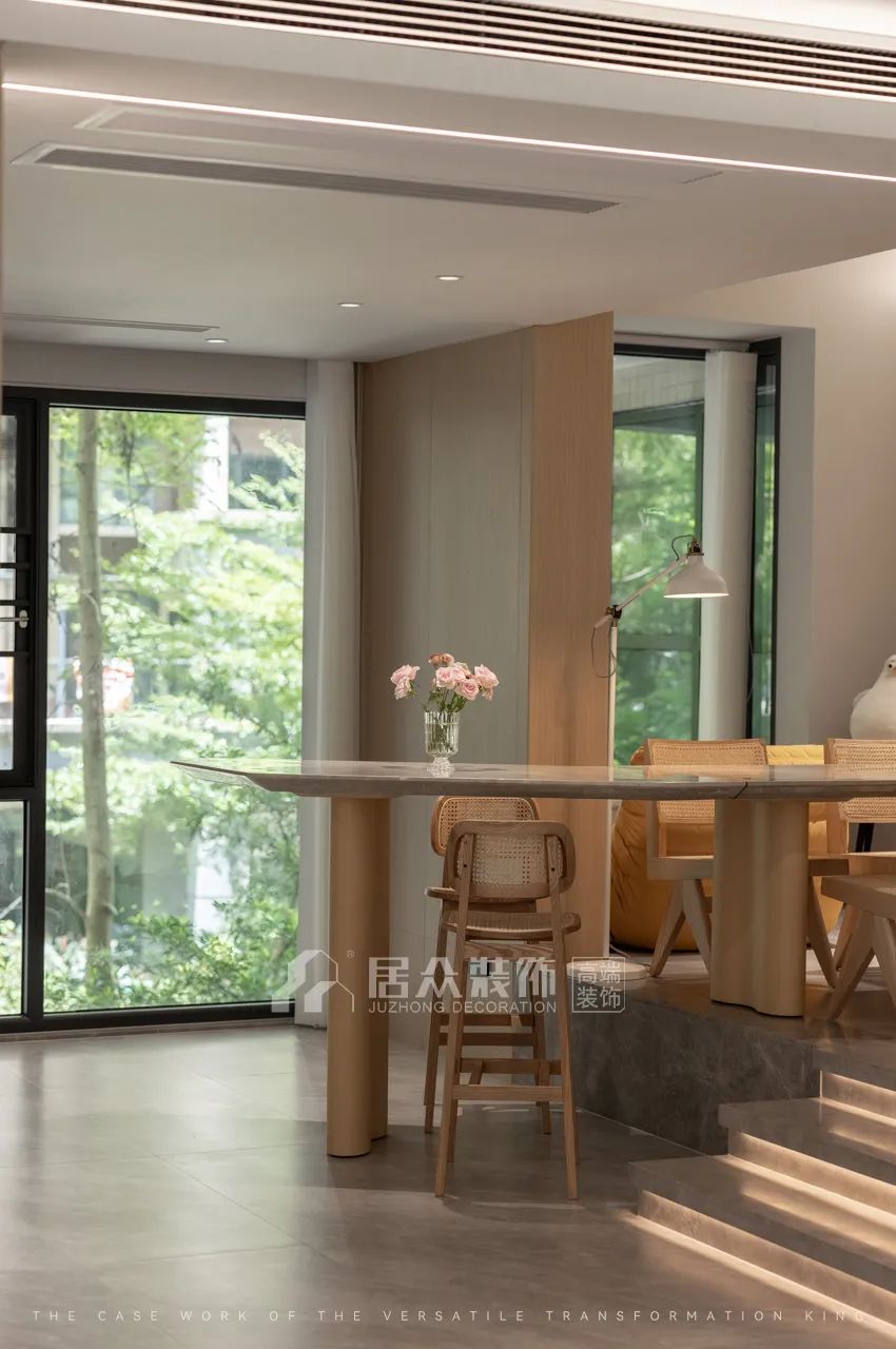 全案案例|圣莫丽斯180m²现代平层，塑造家的文艺范-29