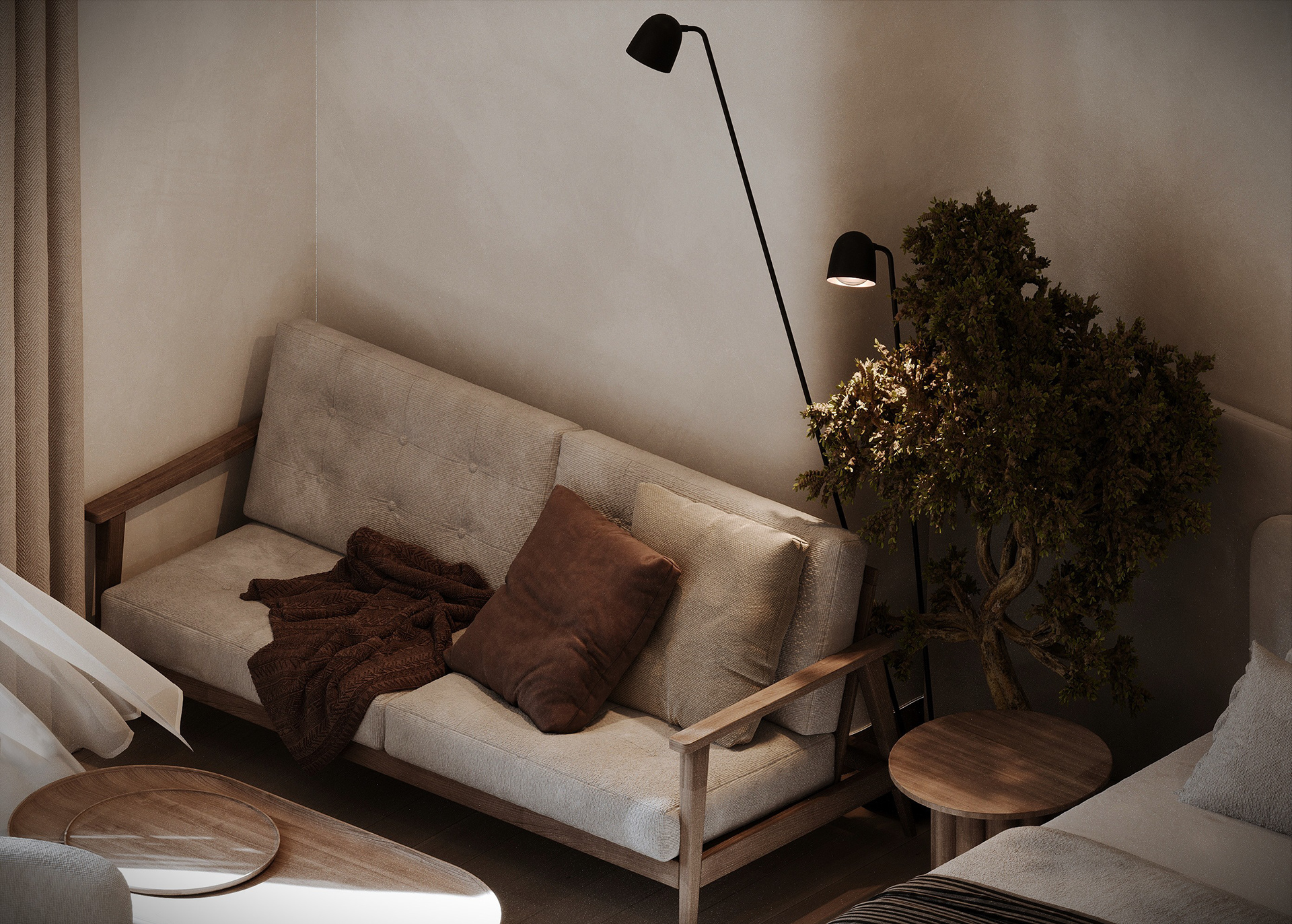 日式北欧风卧室丨ABDULLAH OTHMAN-6