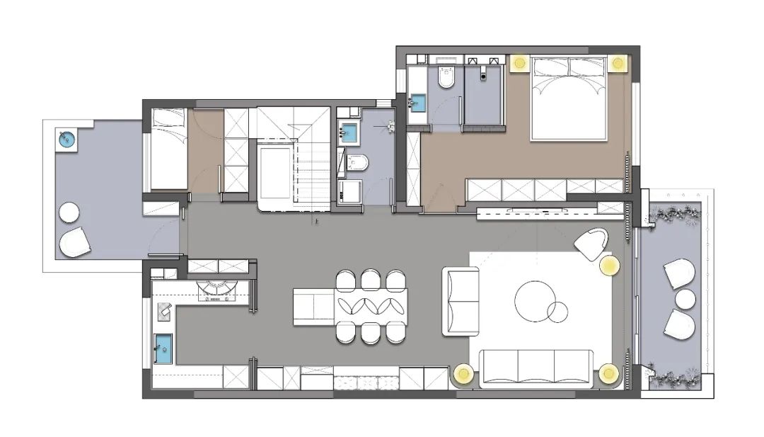 荣德荣泽公馆现代风格别墅设计丨中国西安丨青马别墅设计-39