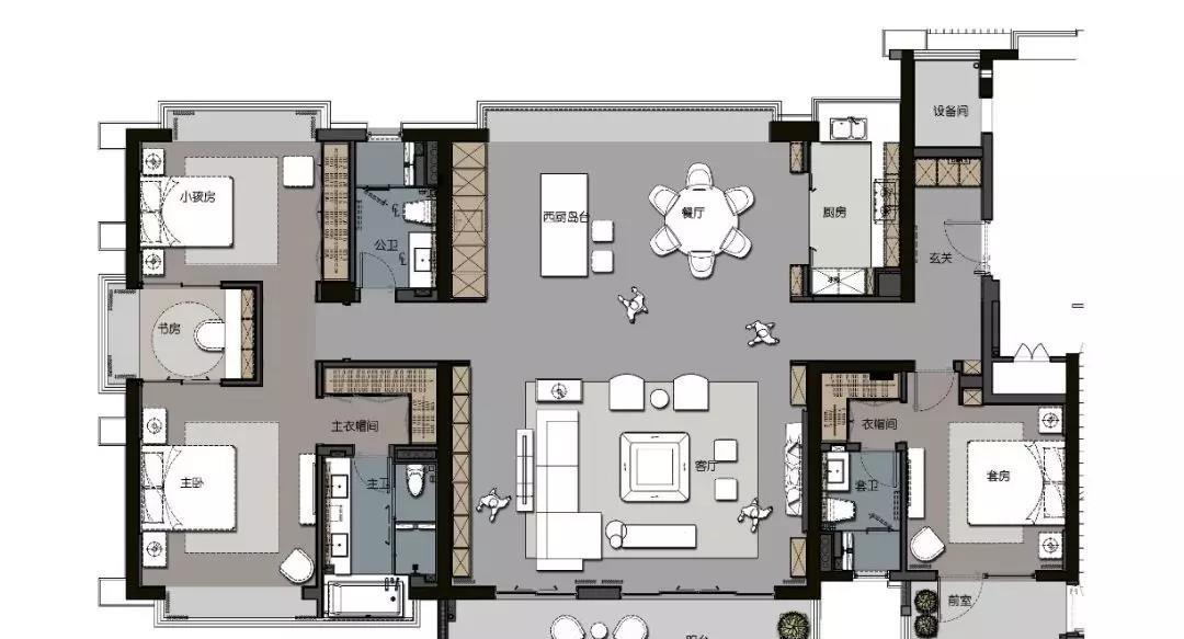 华光花园 · 现代简约风格的温馨家居设计-0