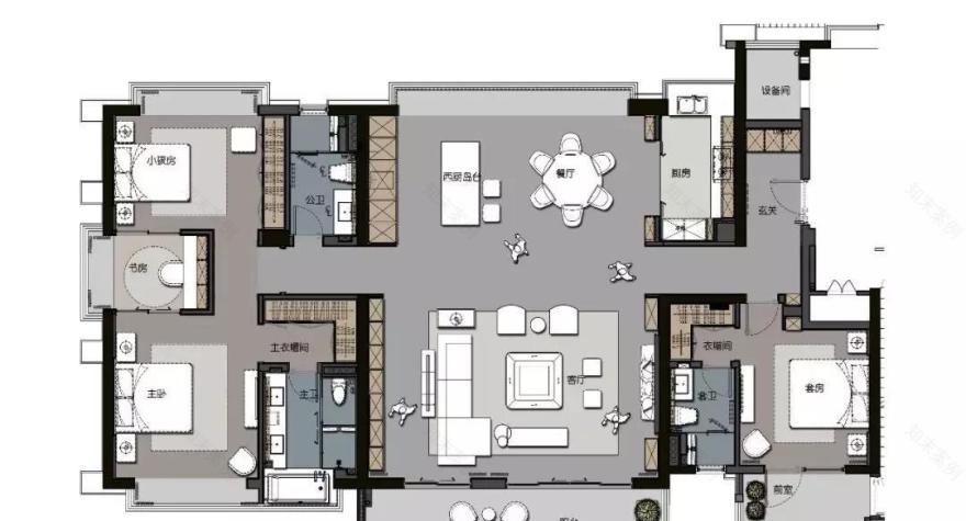 华光花园 · 现代简约风格的温馨家居设计-0