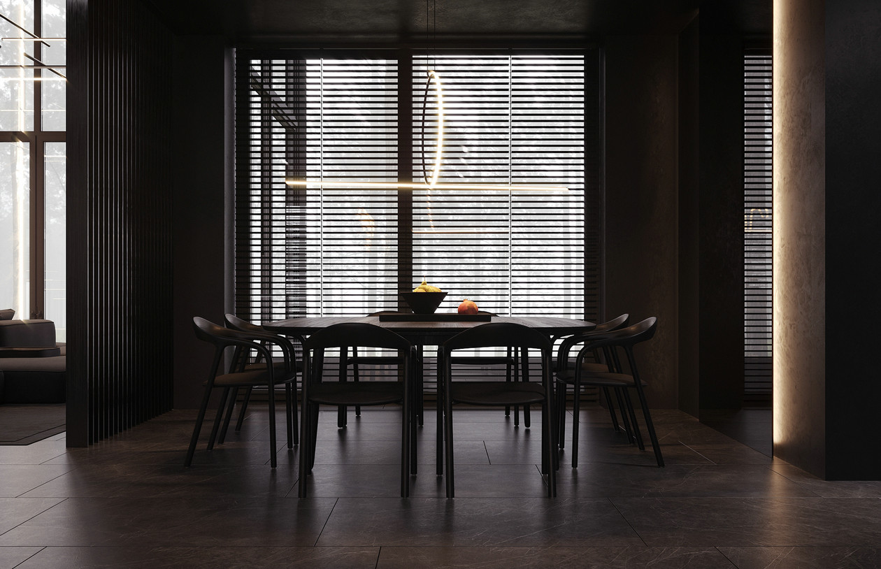 高级黑色系空间设计-6