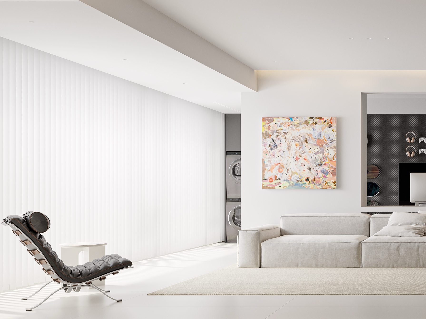 1986设计｜极简主义白色的房子，宁静与自由-6