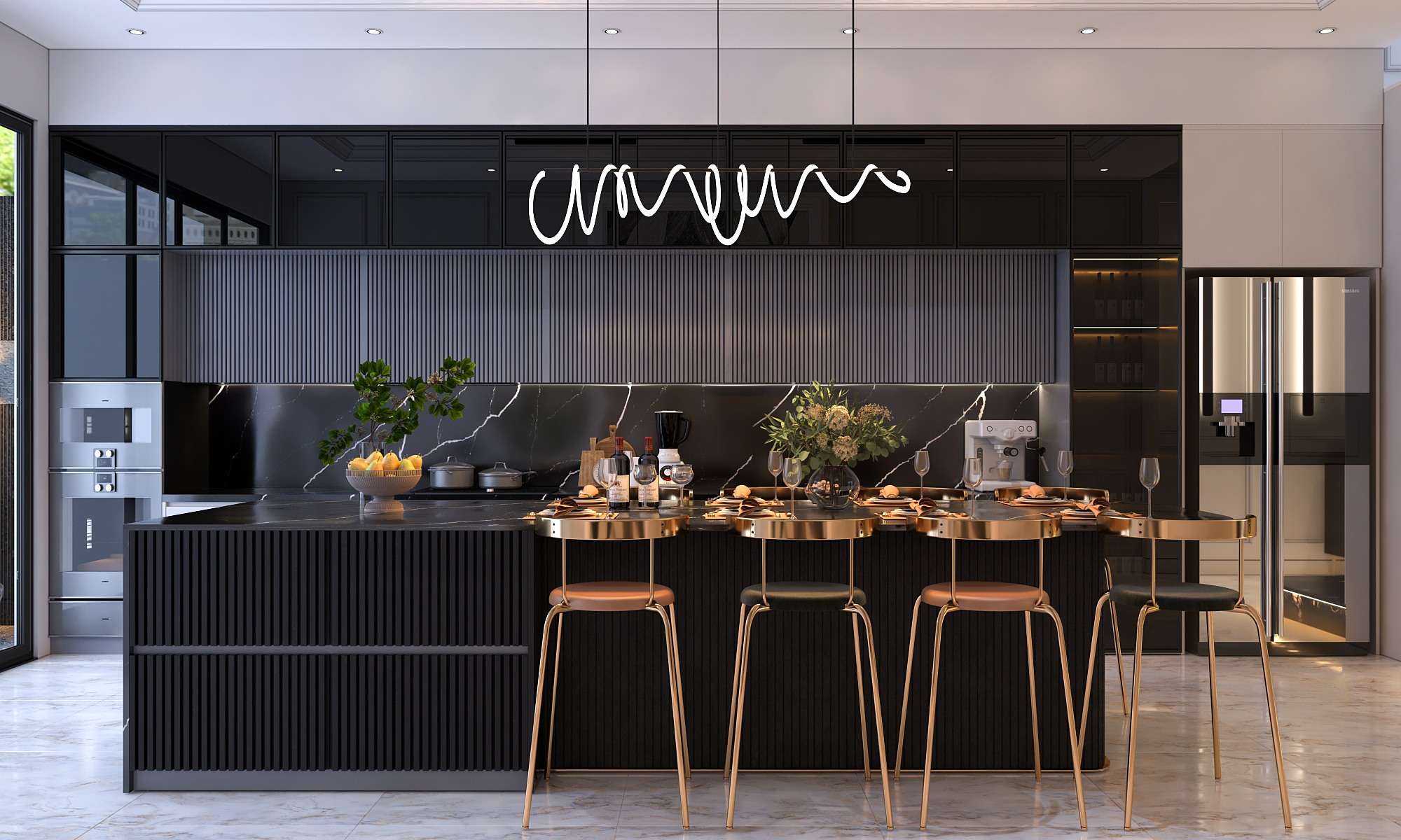 新古典主义室内装饰丨越南-17