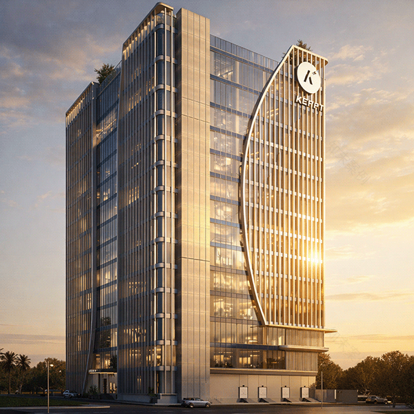 埃尔比勒办公塔楼外观丨Horizons A.E.-13