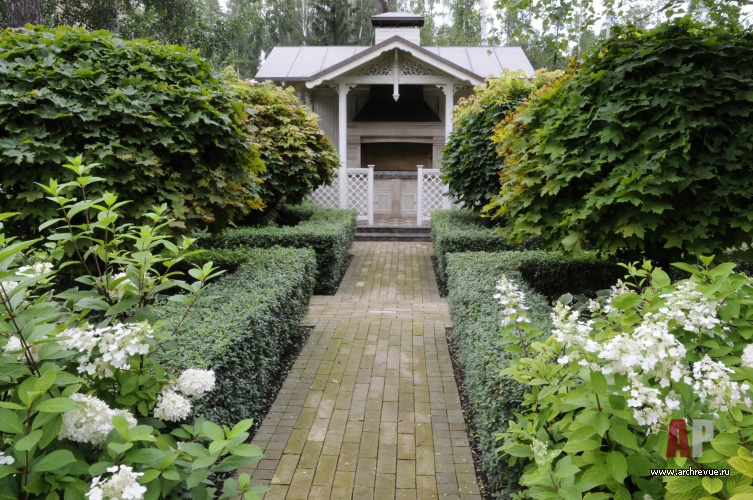 景观设计:小型地块的古典风格花园丨IL NATURE-37