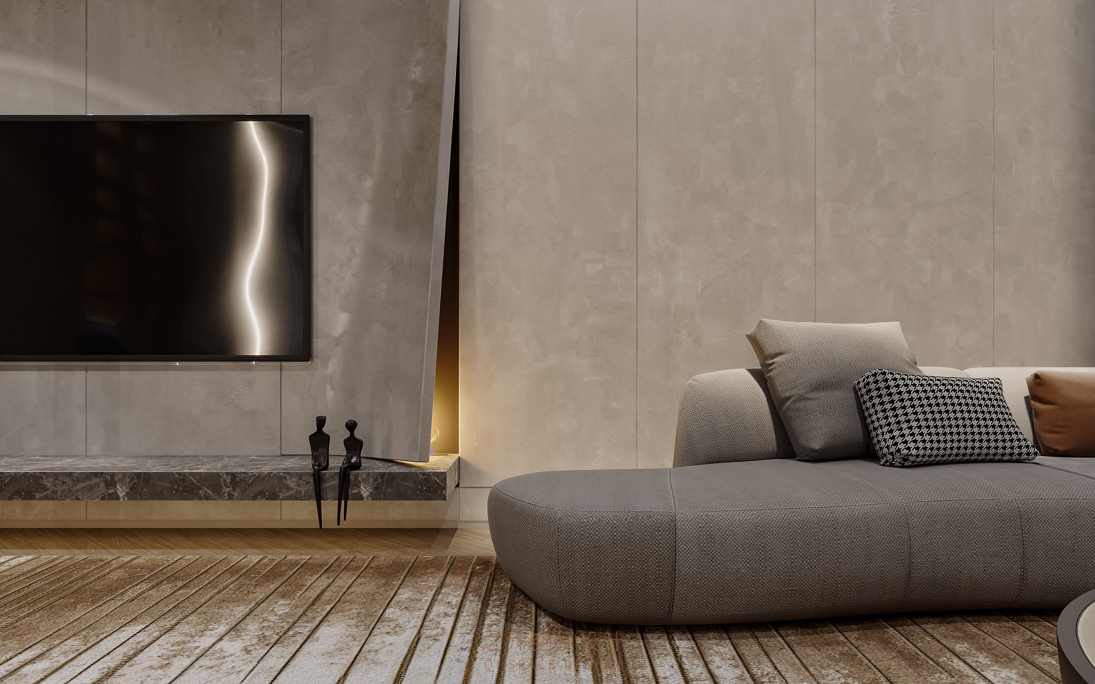 亓作 | 梦幻空灵的天空之城  650㎡现代极简风格                     -7