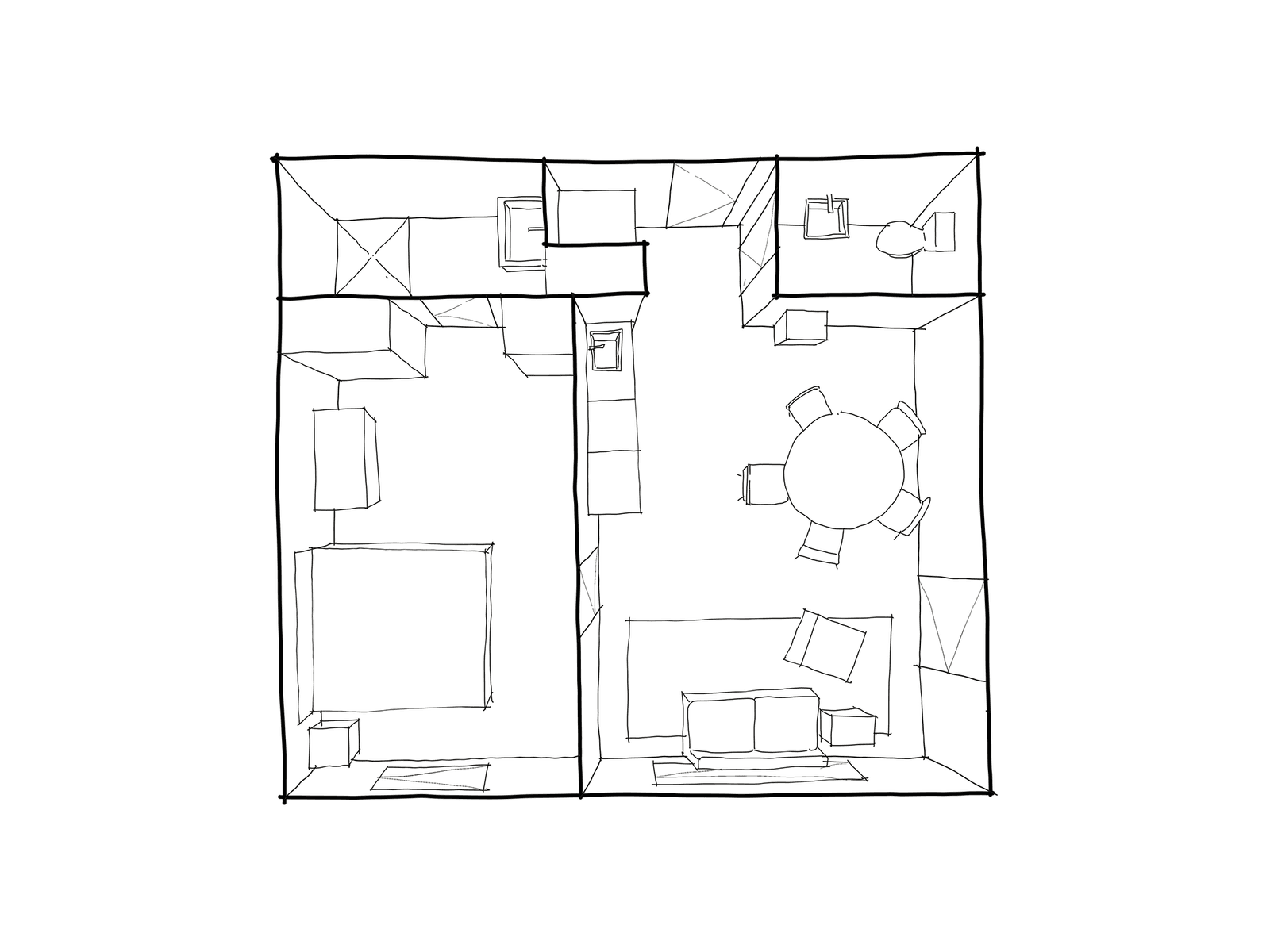 慕尼黑40平方米公寓室内设计丨德国慕尼黑丨Regina Hoefter-14