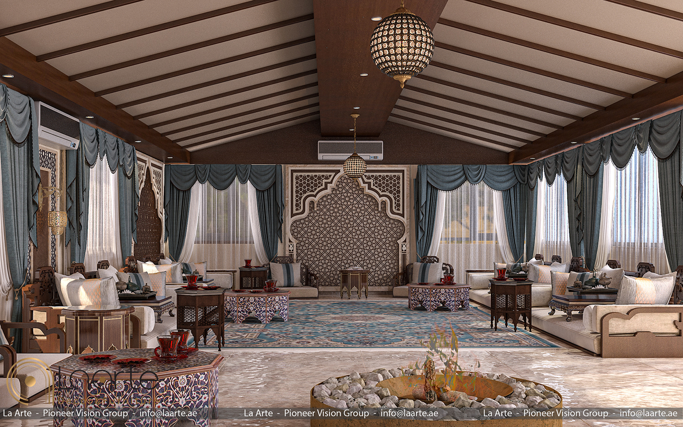 Anastasiya Gushchina丨酒店丨Arabic Islamic Tent UAE-1