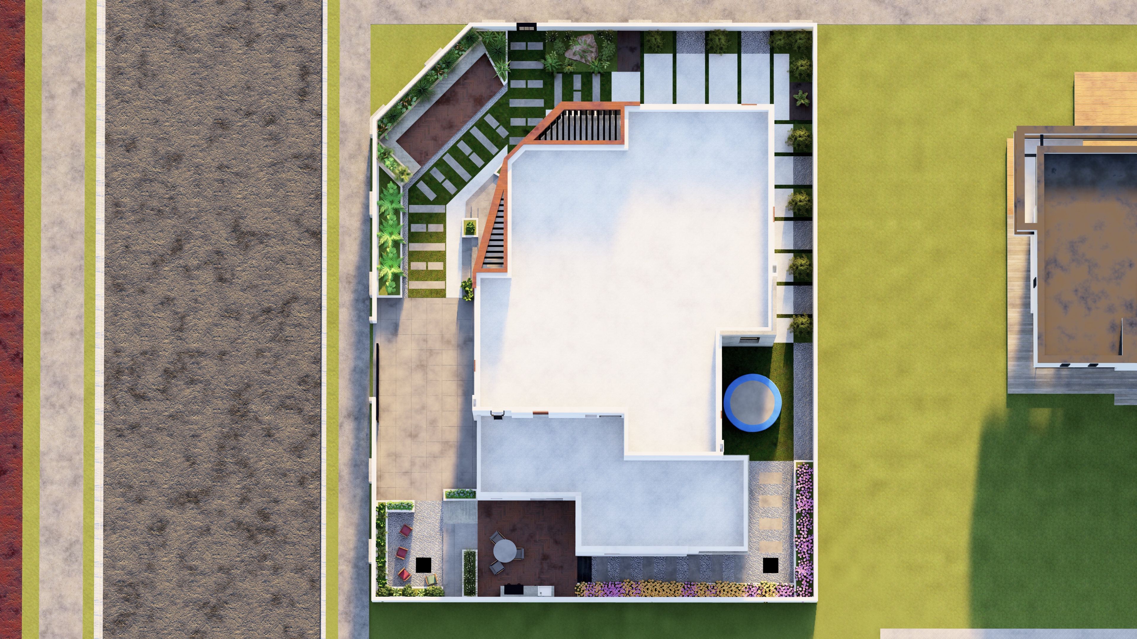 house yard landscape-17