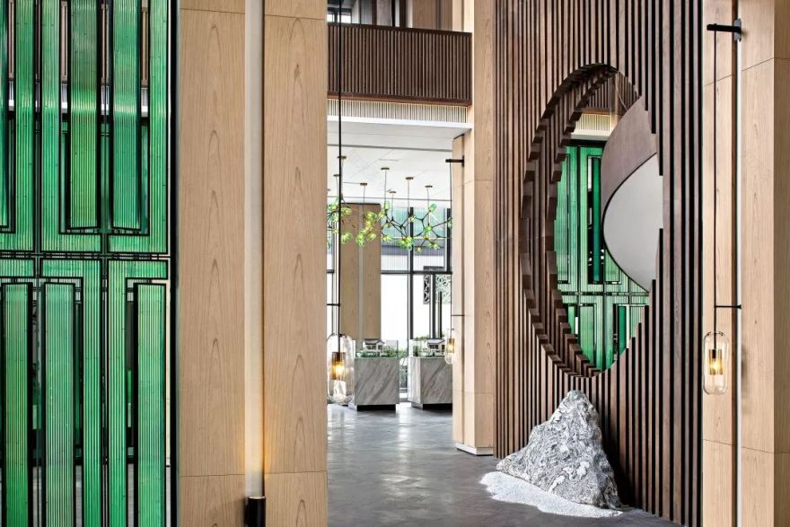 崇義綠邦合一山居銷售中心 | 竹鄉文化的室內空間演繹-17