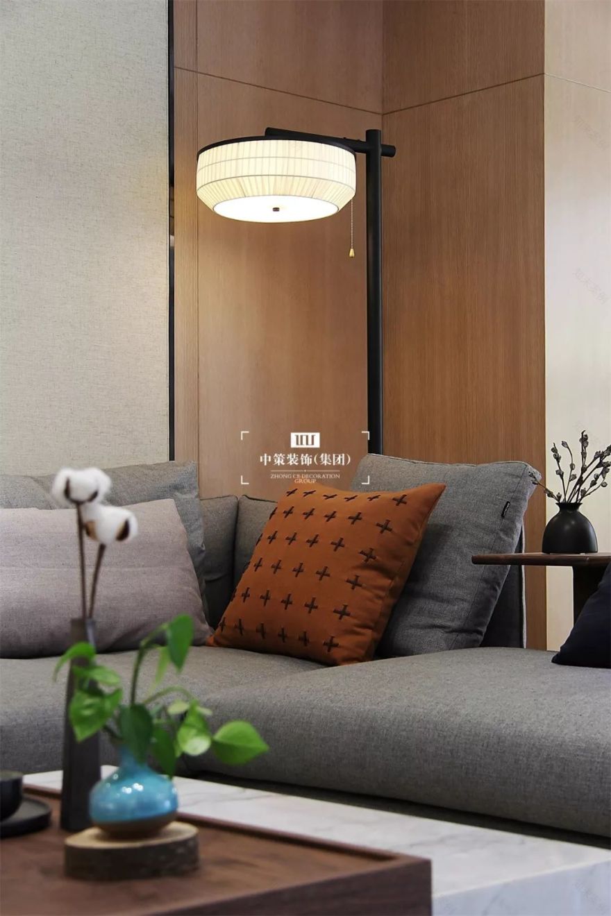 九夏云水 | 现代中式平层,白色基调的无限想象-16