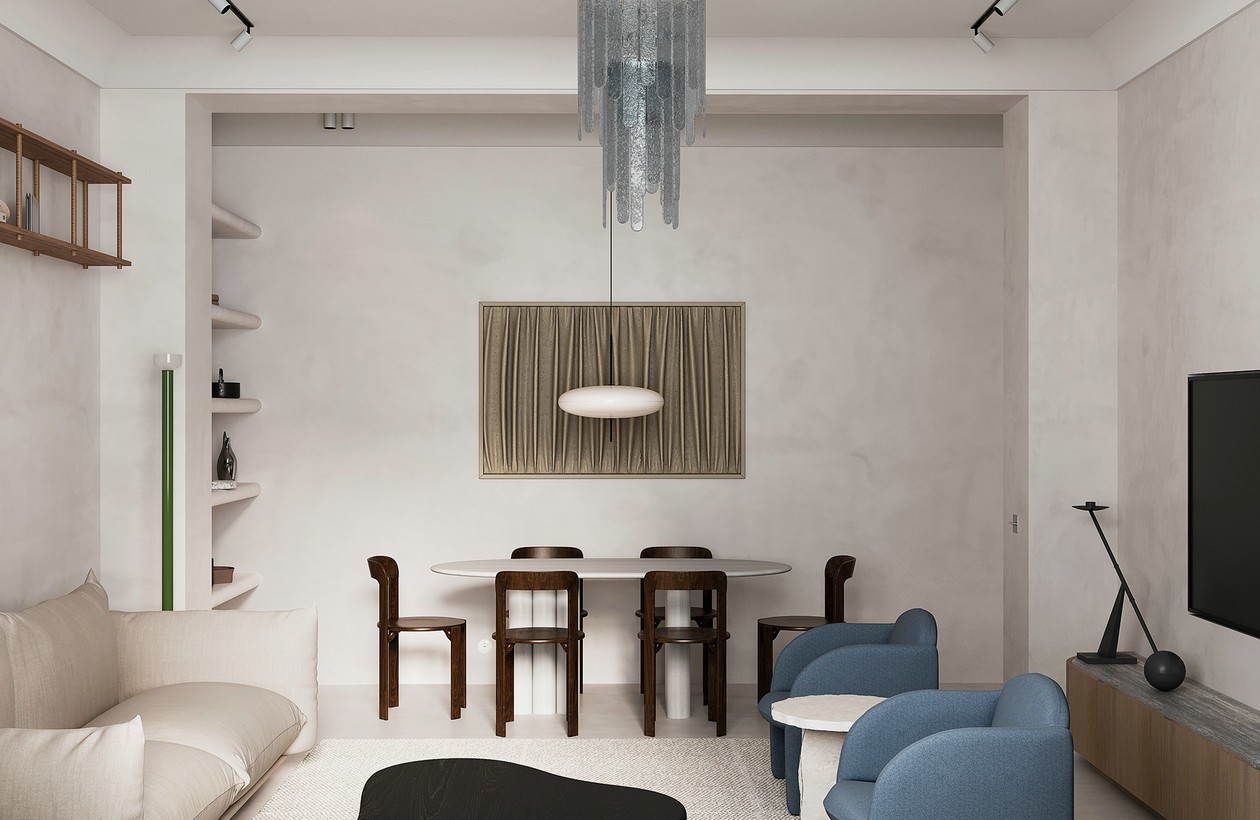 莫斯科 90㎡公寓设计丨俄罗斯莫斯科-5