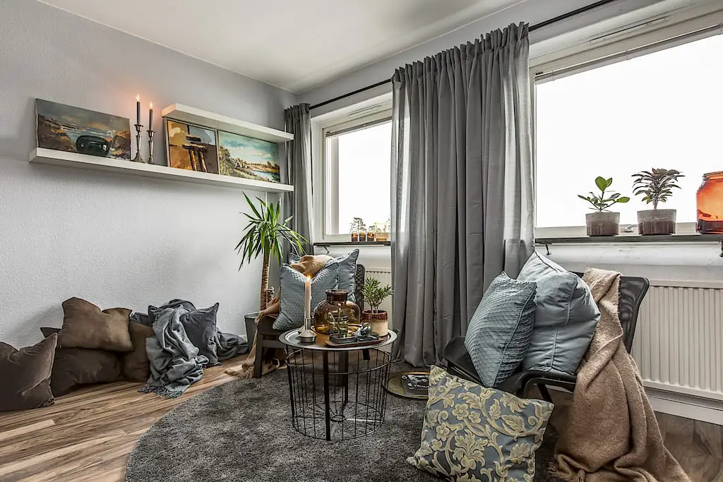 瑞典 41 平米极简温馨小窝-1