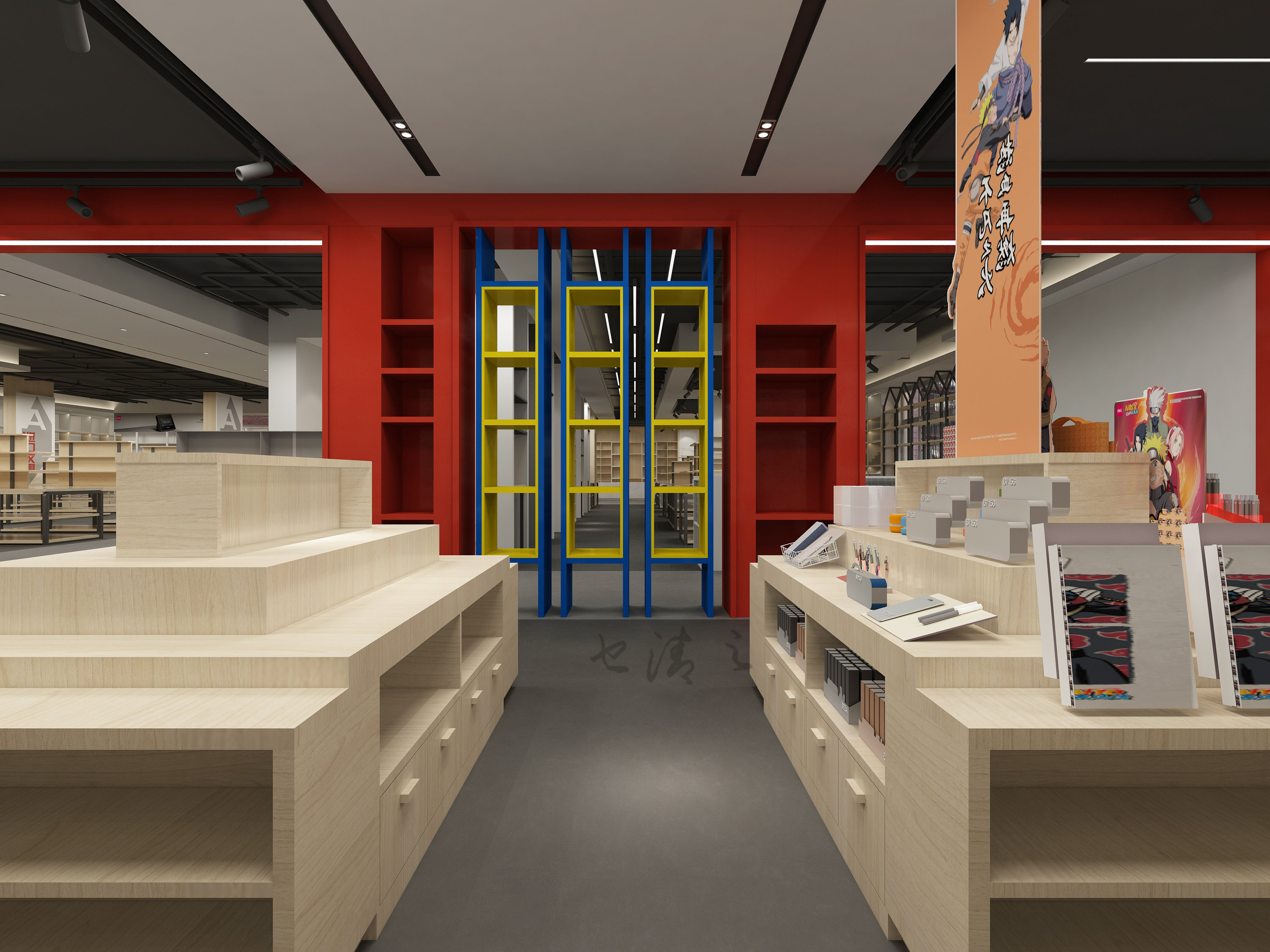 得力文具展厅设计-10