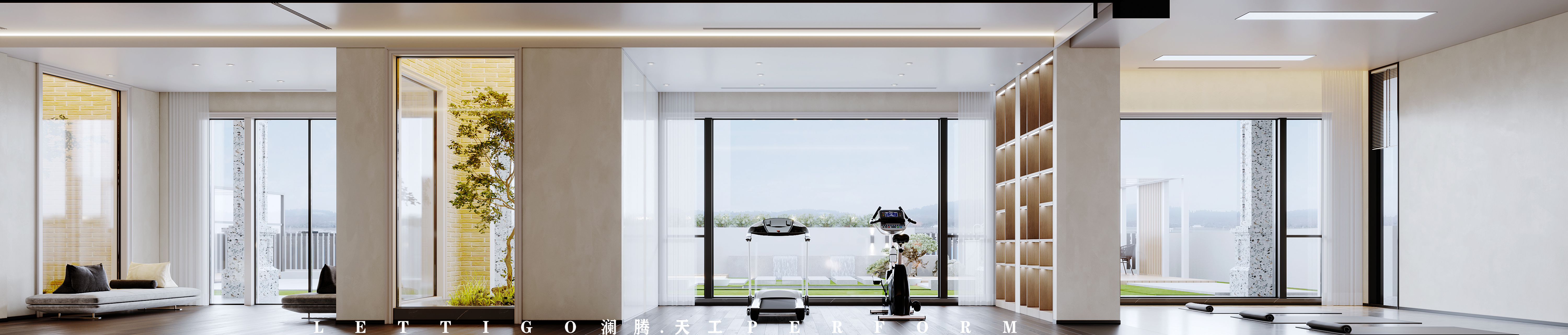 现代别墅|大宅设计|别墅设计|公共空间-10