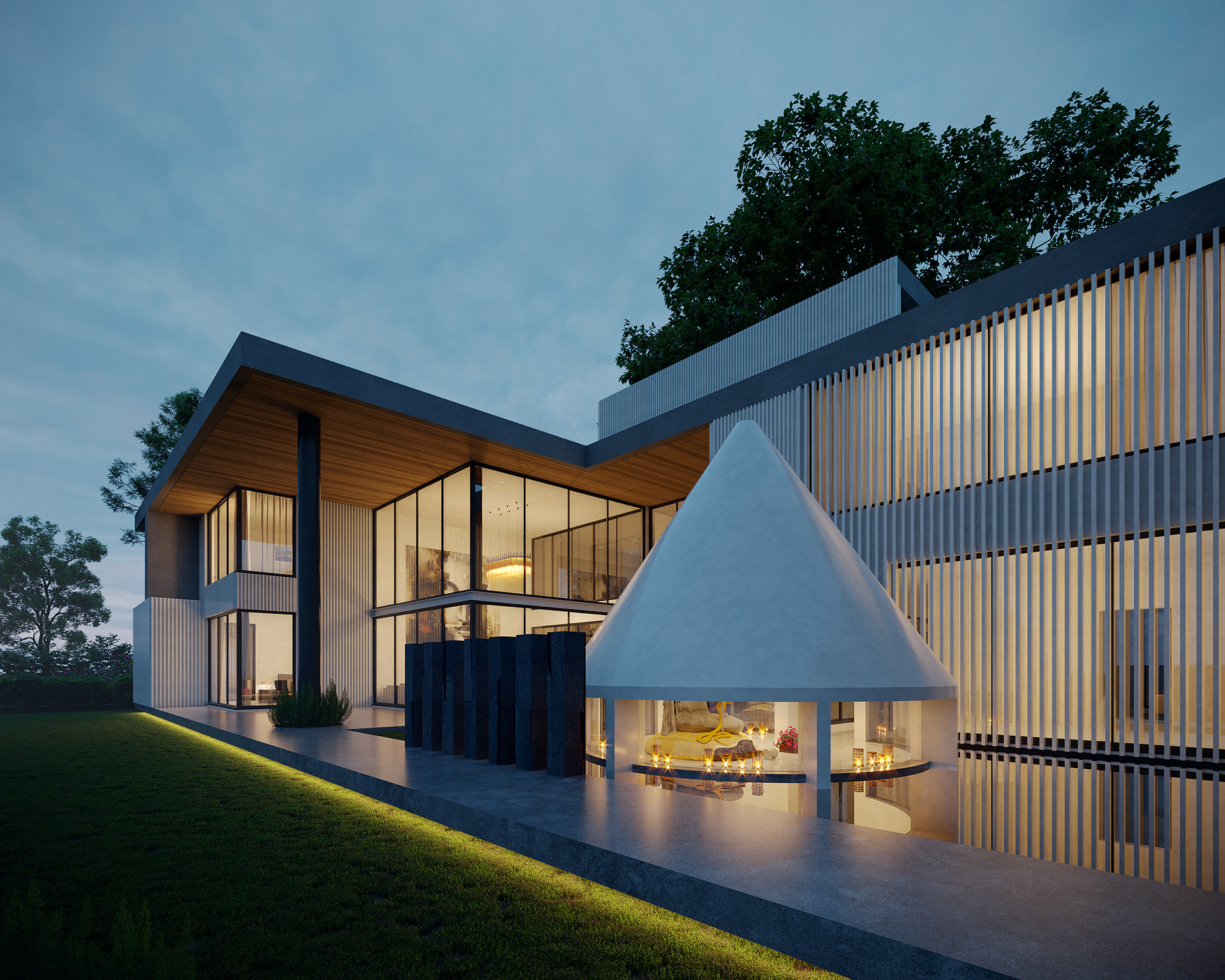 bunglowe 住宅设计丨spacedesign 3dstudio-5