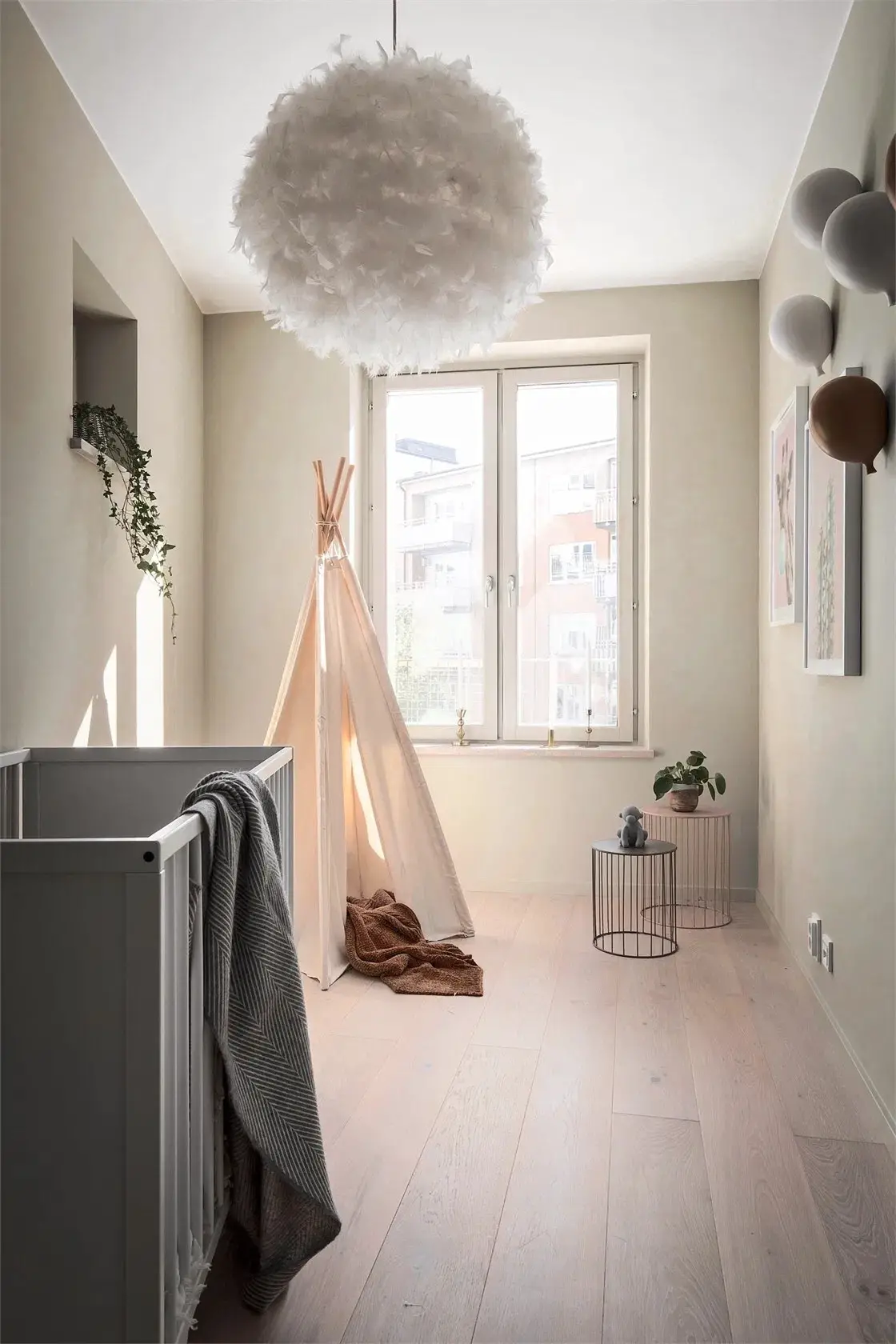 贝壳色的魅力 | 瑞典家庭公寓的温暖设计-10