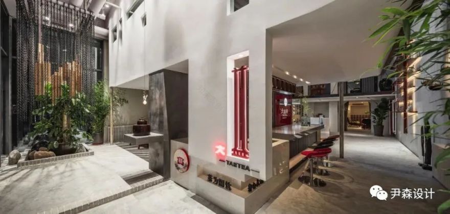 太原万象城大益茶体验馆 | 光与建筑的完美融合-21