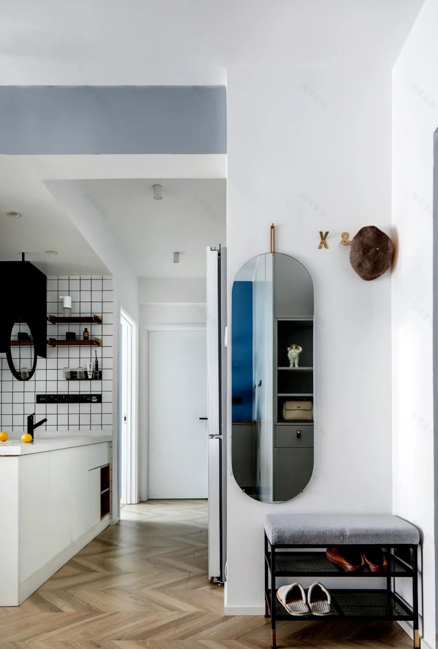 63㎡武汉公寓改造,LDK 一体化++ 多功能叠加,轻盈通透又实用-16