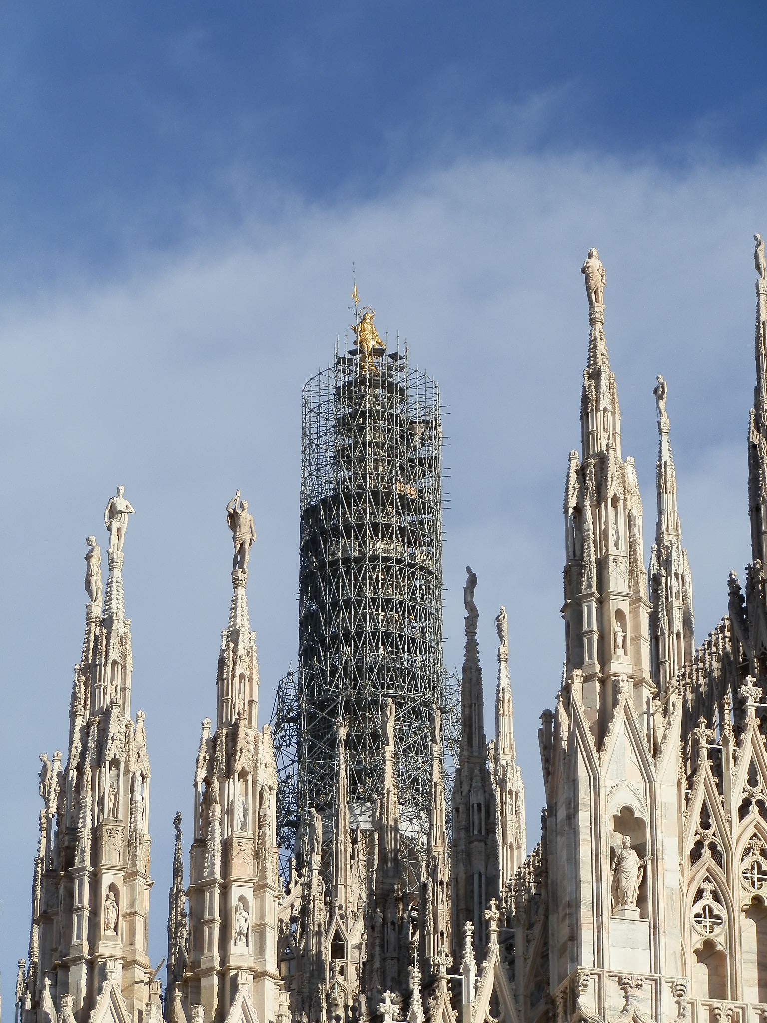 米兰大教堂圣母像修复相关搭建项目丨意大利米兰-10