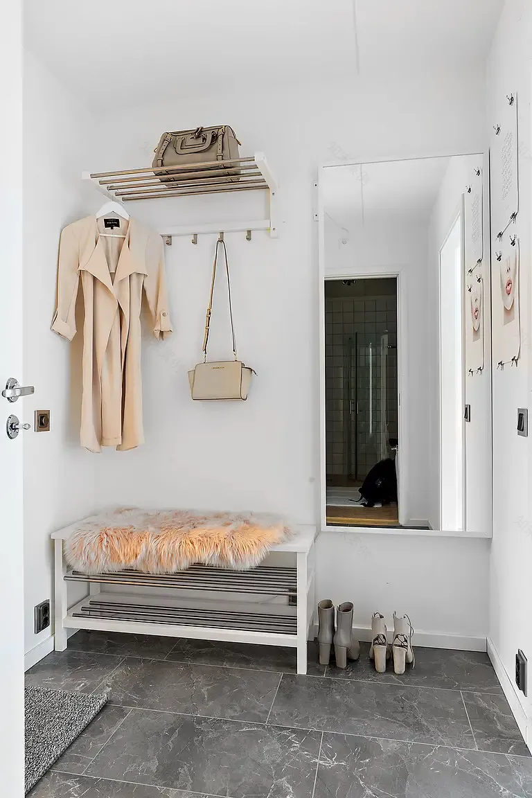 瑞典少女心粉色公寓设计-16