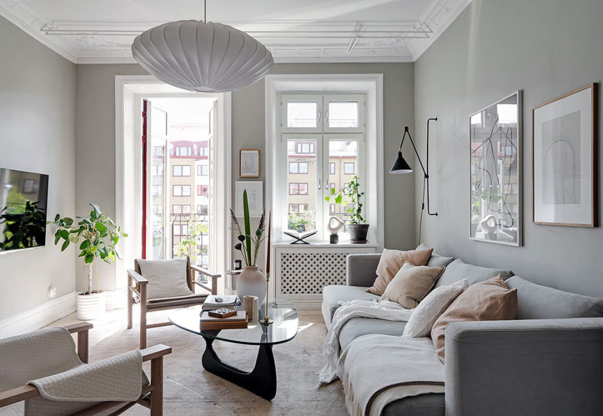 瑞典轻奢公寓,Scandinavian 风格设计-15