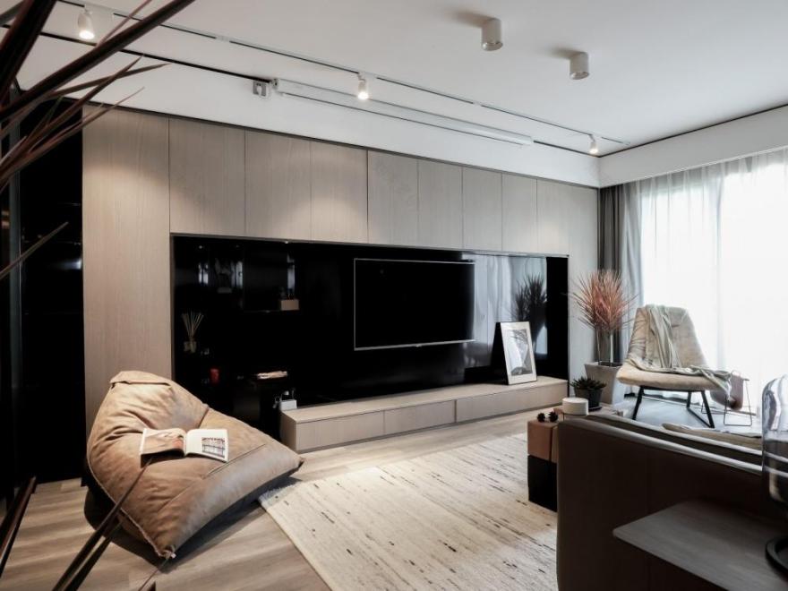 高级灰演绎北欧风,打造超级收纳空间-37